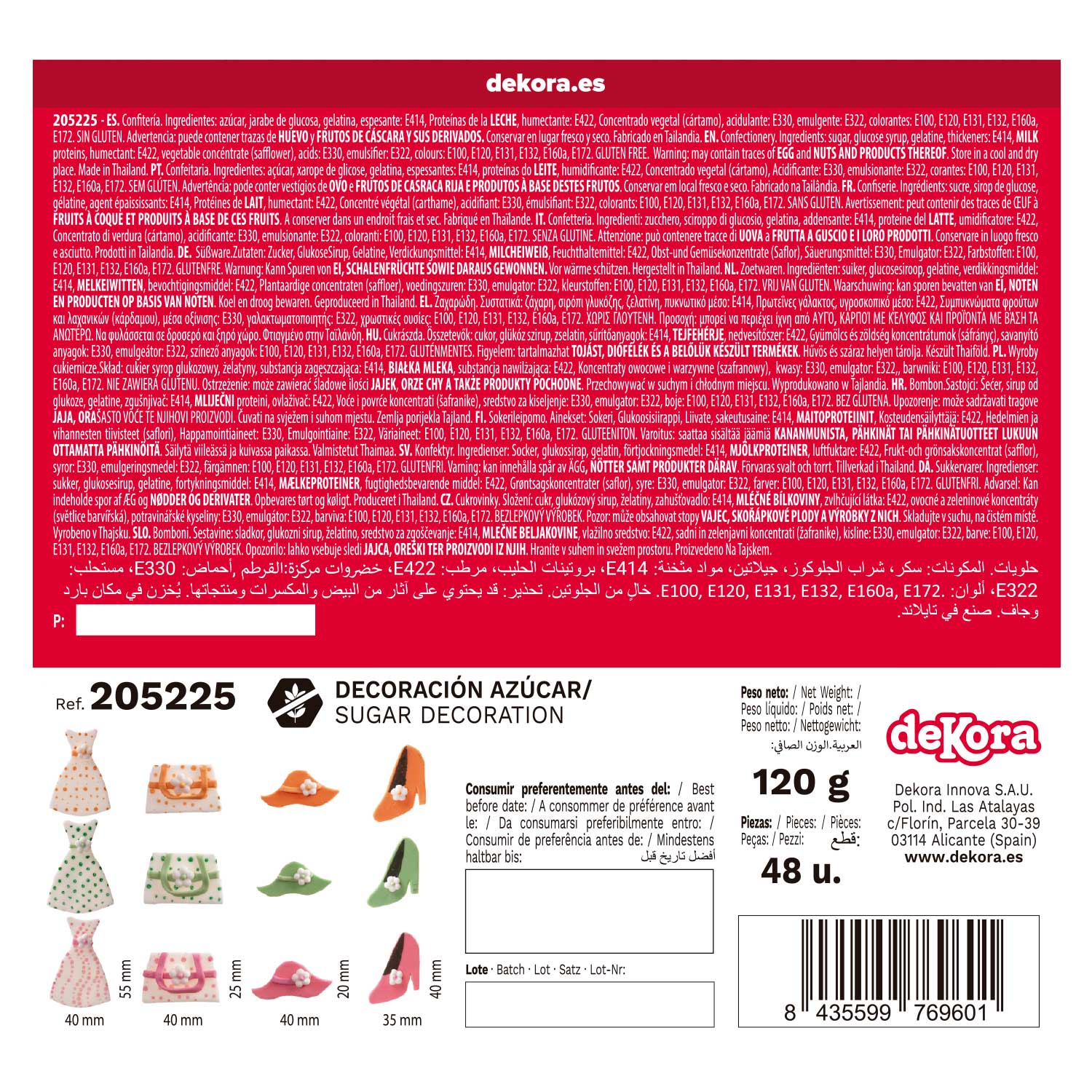 DECORAÇÕES DE AÇUCAR 2D ACESSORIOS PARA MÃES 12 MODELOS