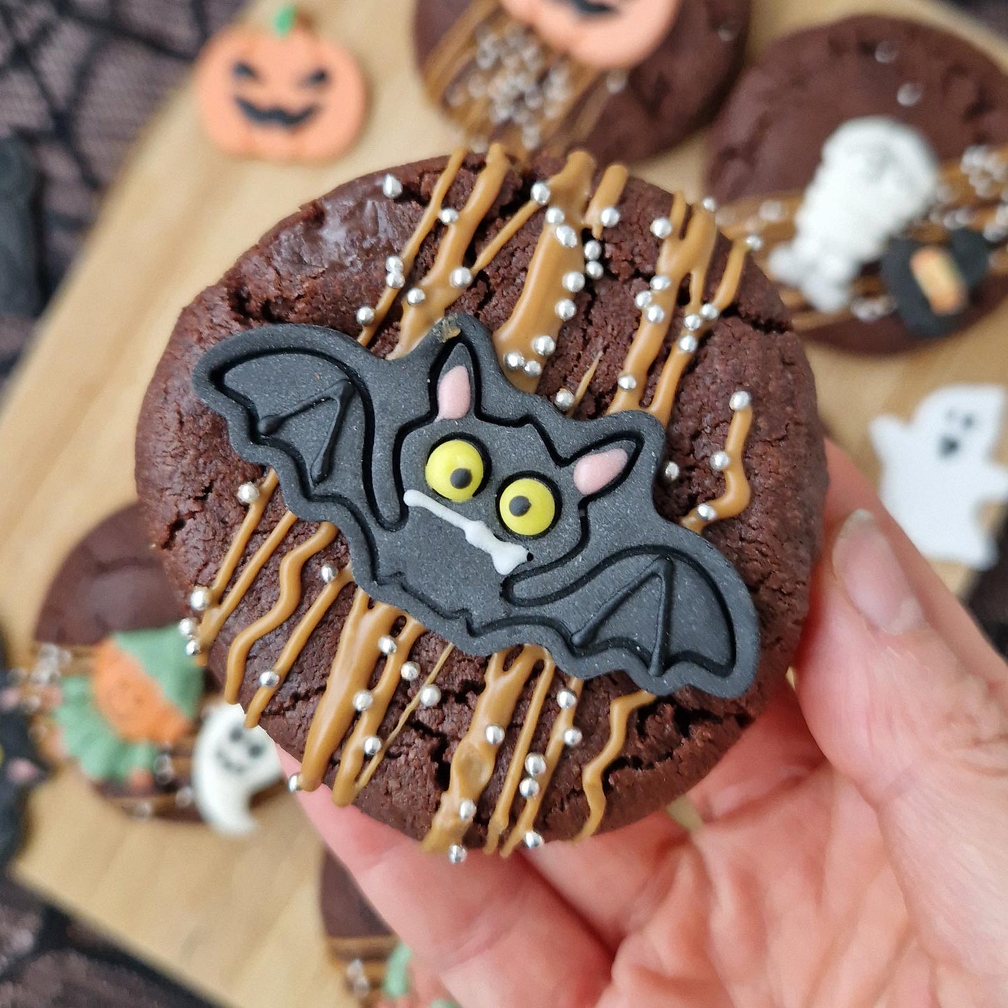 DECORATION EN SUCRE 2D HALLOWEEN 5N MODELES 50X51MM