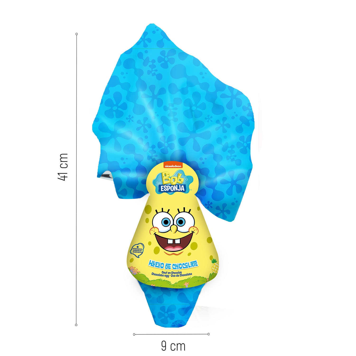 OVOS DE CHOCOLATE PÁSCOA SPONGEBOB 120GR