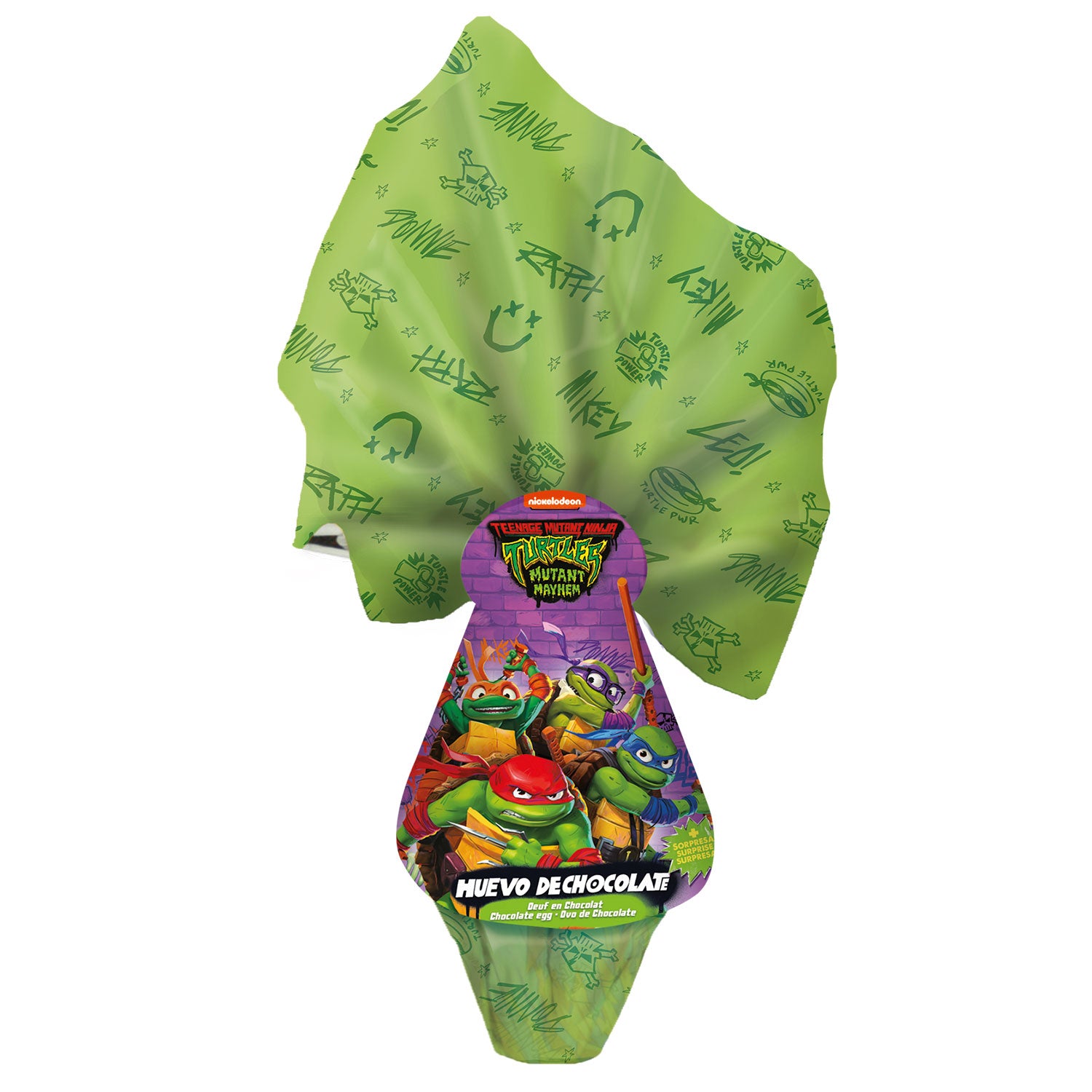 EASTER EGG WITH SURPRISES NINJA TURTLES 120GR