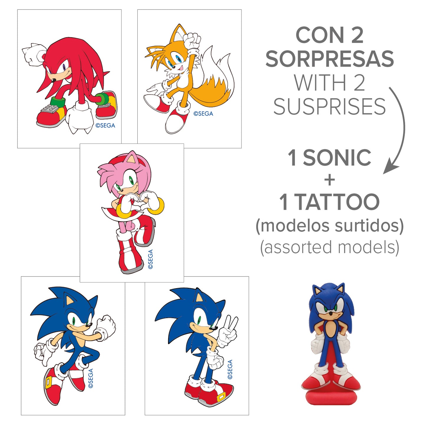 OEUFS DE PÂQUES EN CHOCOLAT SONIC 120GR