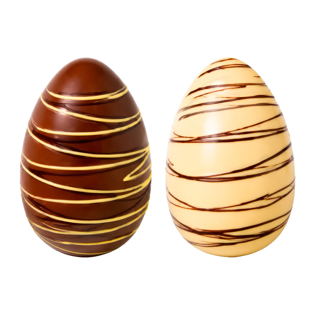 HUEVO DE CHOCOLATE 2 COLORES 200GR