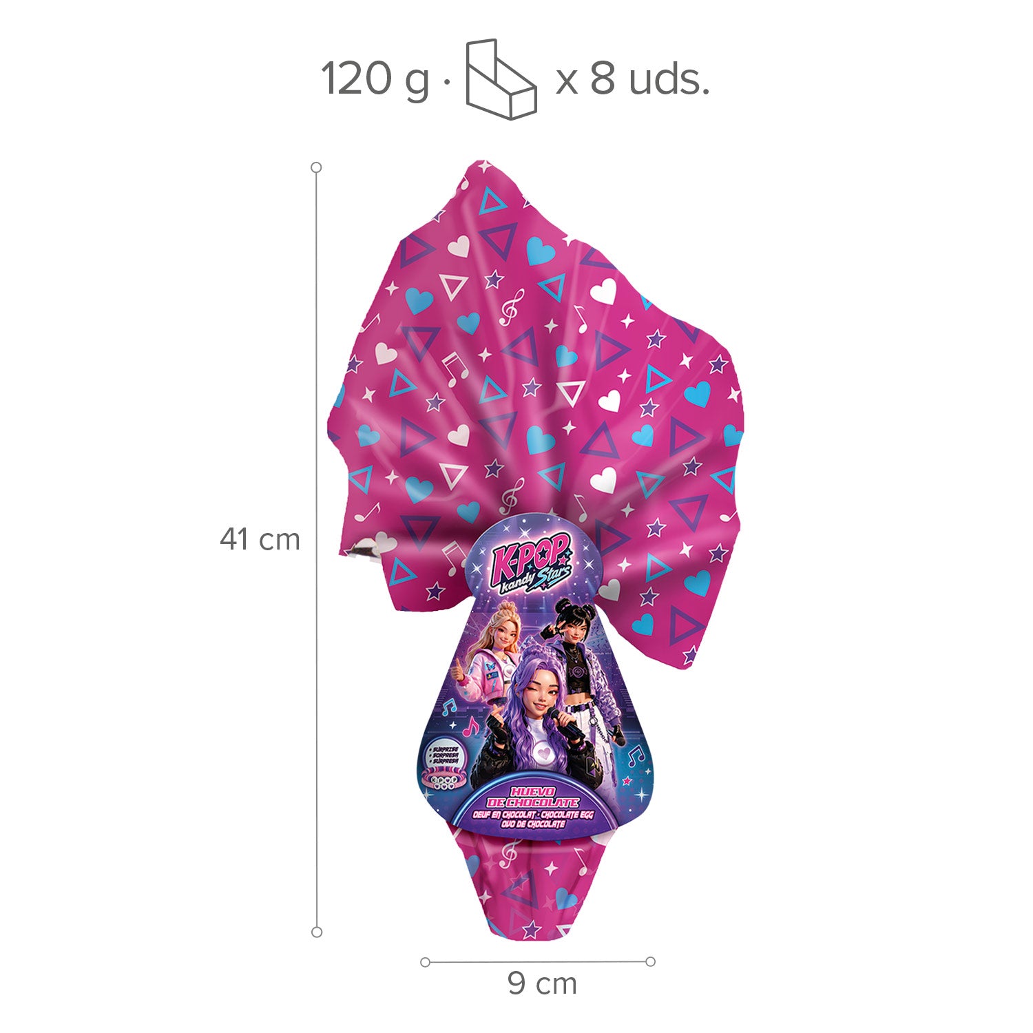 OEUF EN CHOCOLAT 120GR KPOP