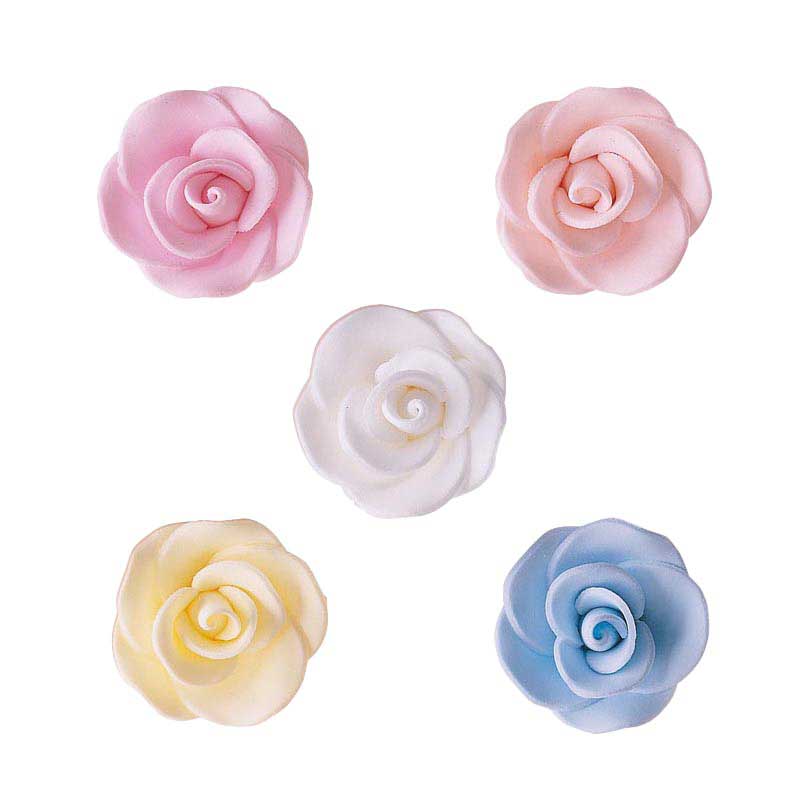 MINI ROSE SUCRE FLEURS 3CM