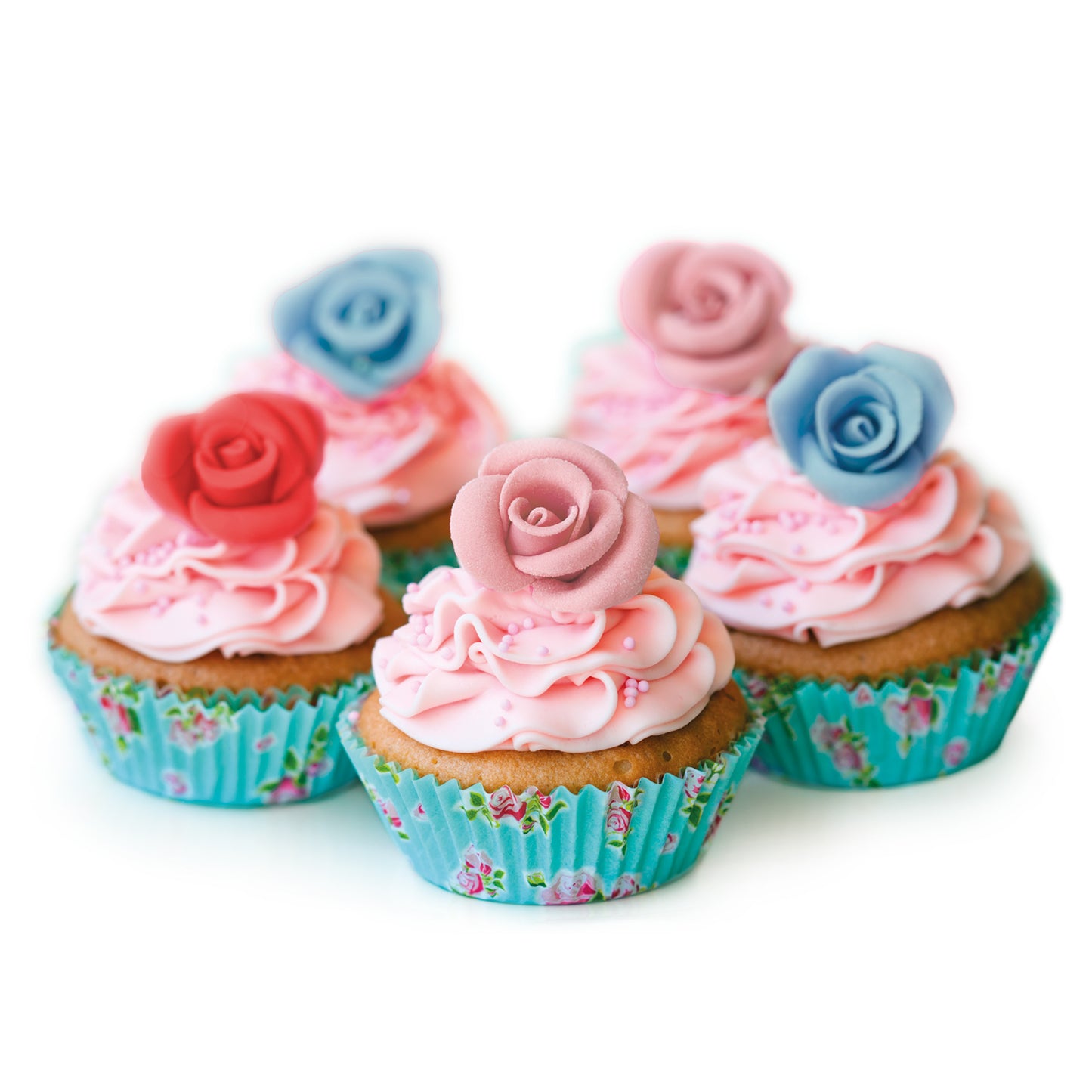 MINI ROSE SUCRE FLEURS 3CM