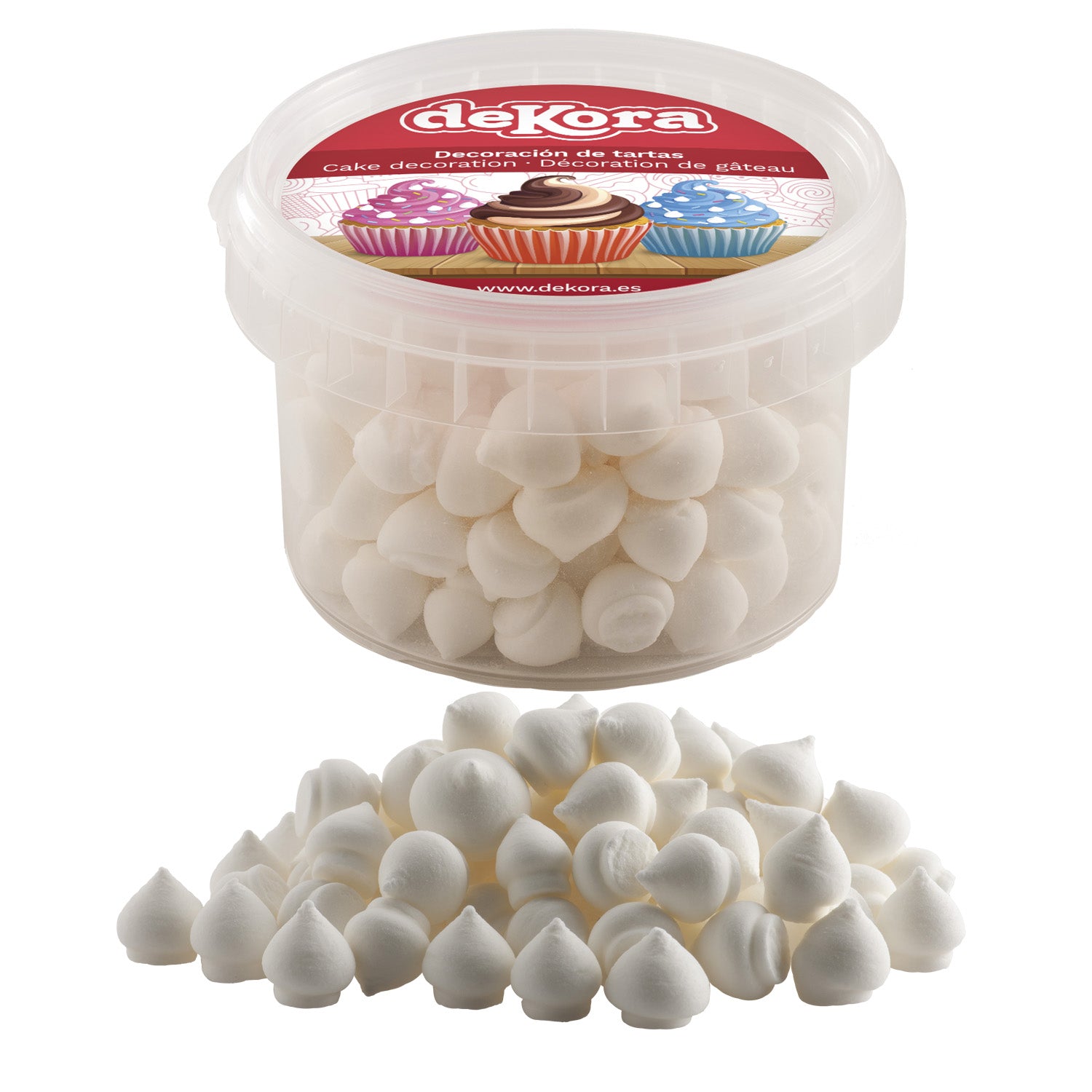 MINI MERINGHE DI ZUCCHERO BIANCO 90GR