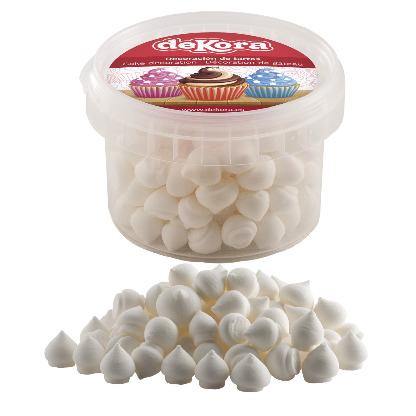 MINI MERINGHE DI ZUCCHERO BIANCO 90GR