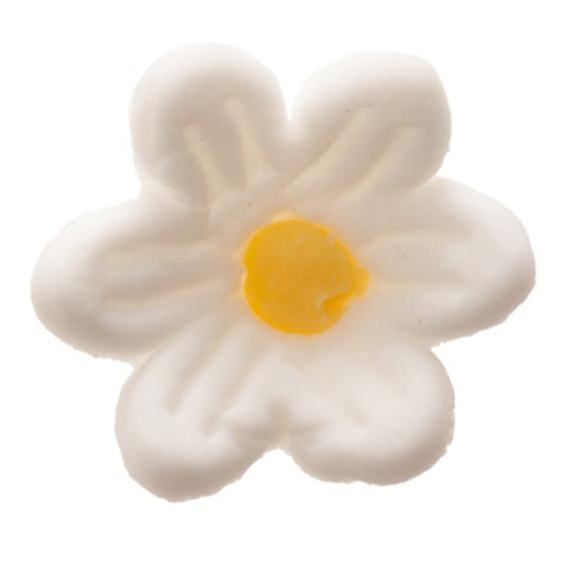FLEUR EN SUCRE PRINTEMPS BLANCHE 2 CM