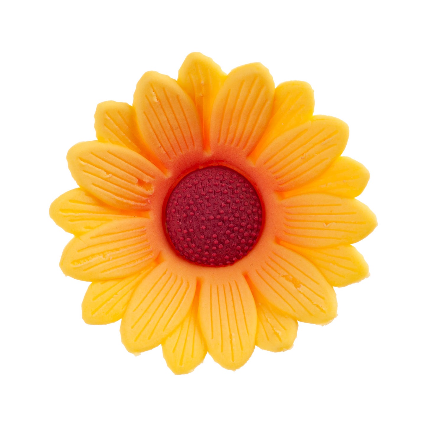 SUGAR CAKE DECORATION YELLOW DAISIES Ø 6.5CM