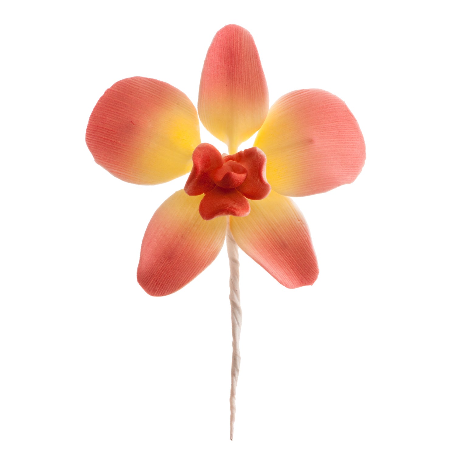 SUGAR CAKE DECORATING ORCHIDS 4 ASSORTED COLOR 7,6 cm