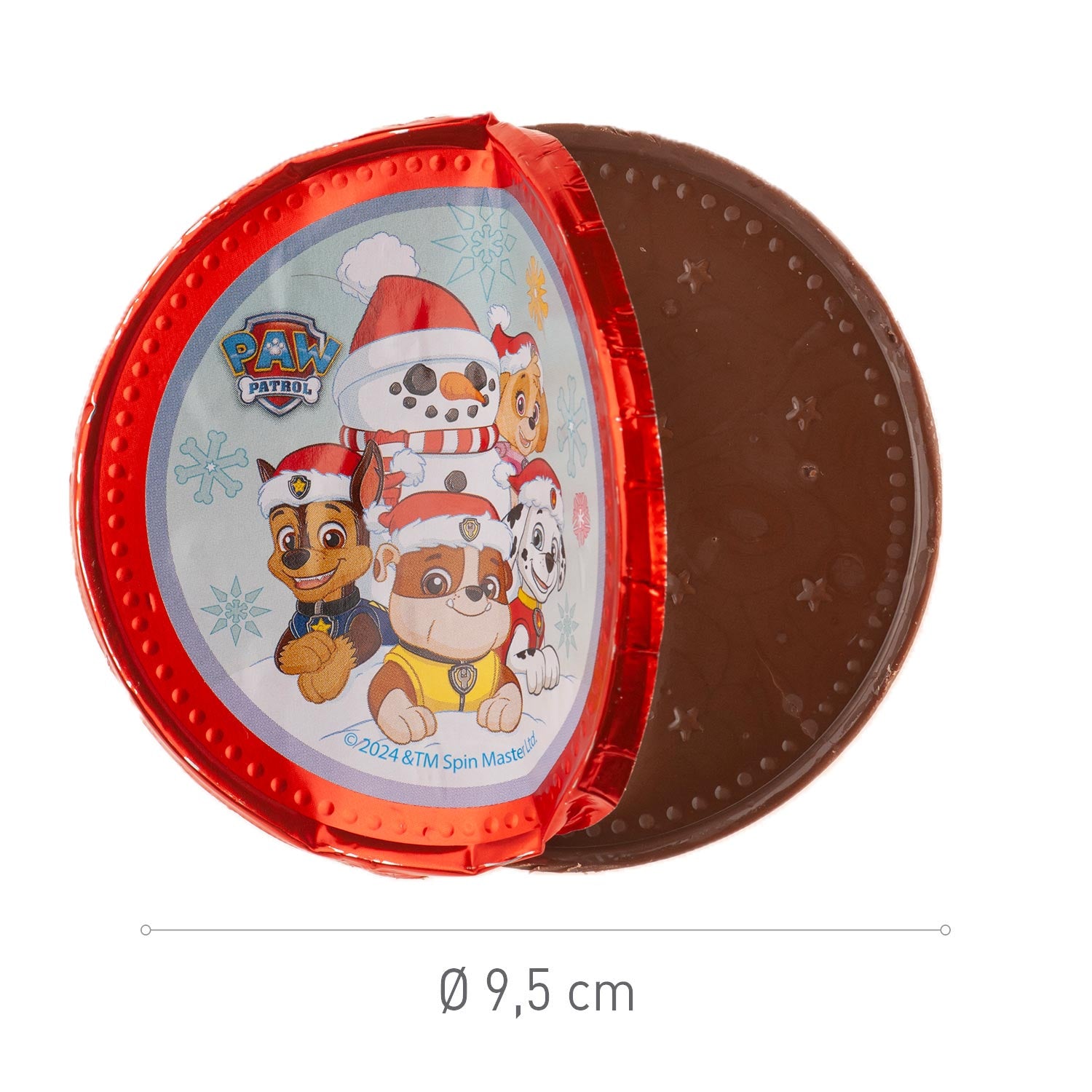 PIÈCES DE NOËL EN CHOCOLAT DE LA PATROUILLE DES PATTES 50GR