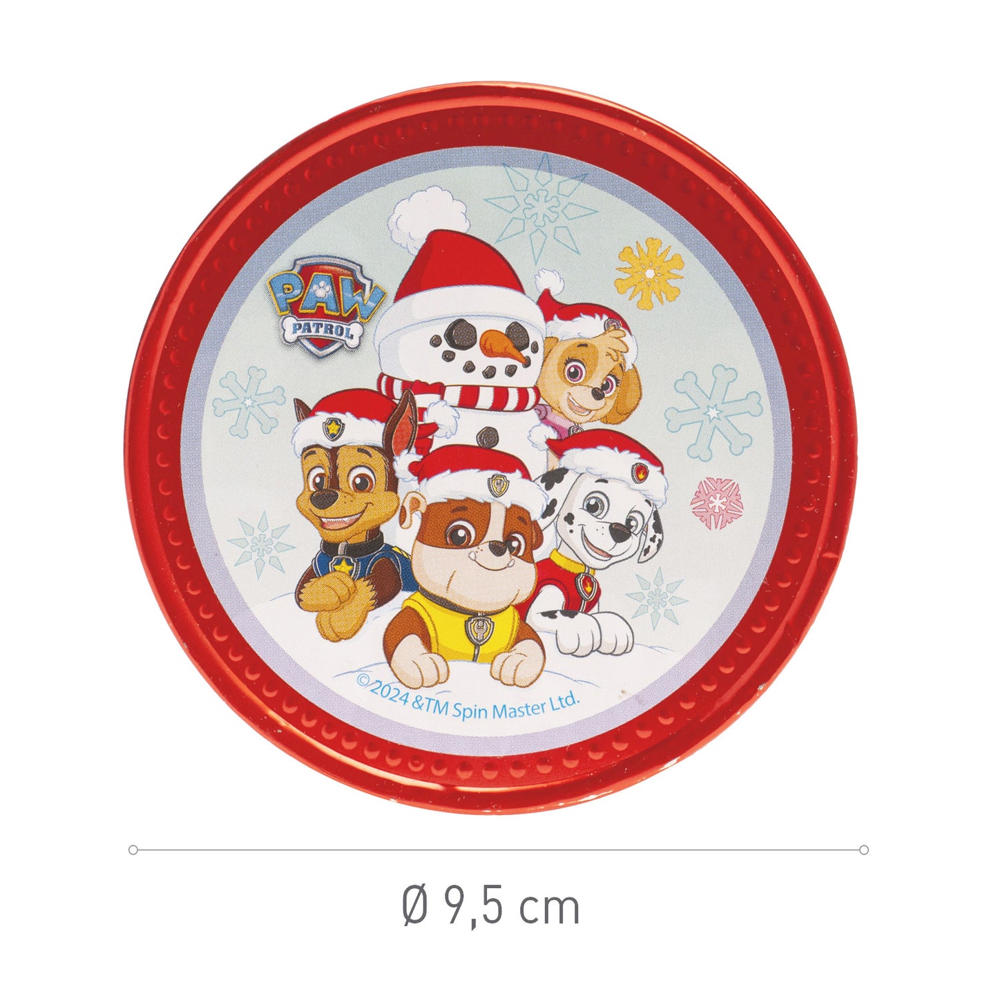 PIÈCES DE NOËL EN CHOCOLAT DE LA PATROUILLE DES PATTES 50GR