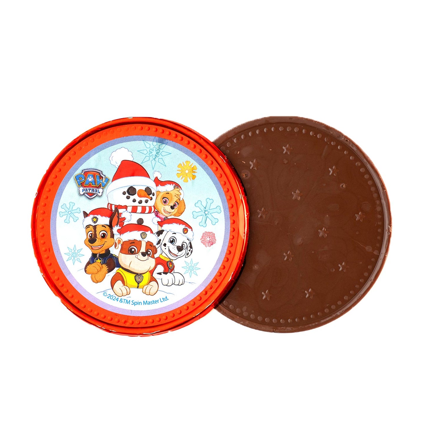 PIÈCES DE NOËL EN CHOCOLAT DE LA PATROUILLE DES PATTES 50GR