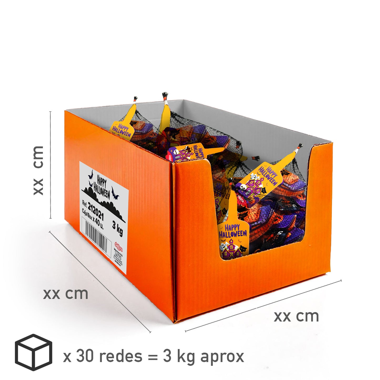 RED SURTIDO TABLETAS CHOCOLATE HALLOWEEN 94GR