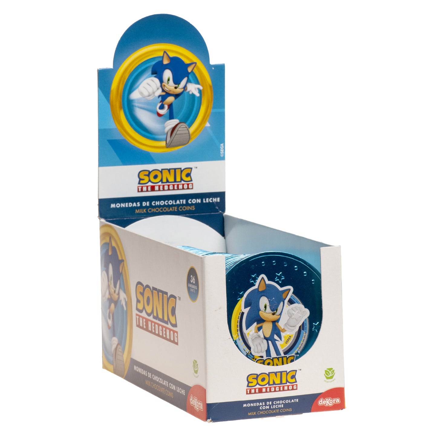MONEDAS CHOCOLATE SONIC 26GR