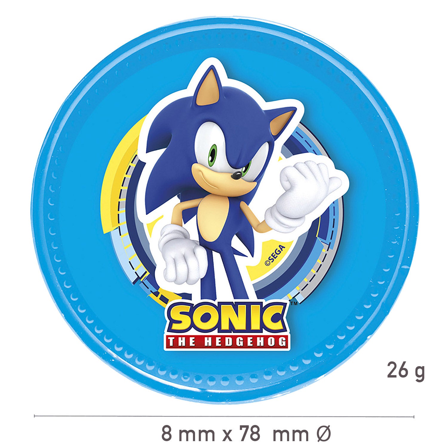 MOEDAS DE CHOCOLATE SONIC 26GR