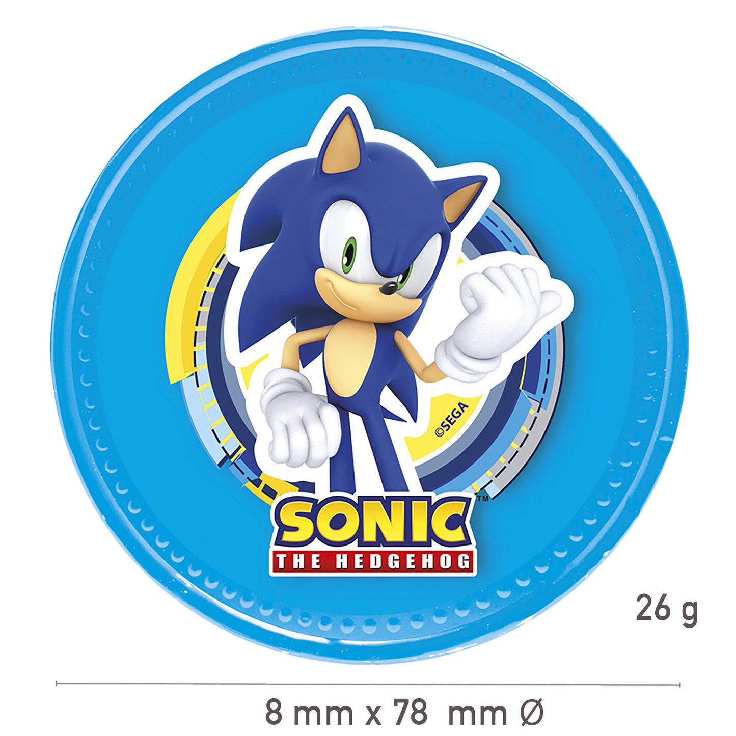MOEDAS DE CHOCOLATE SONIC 26GR