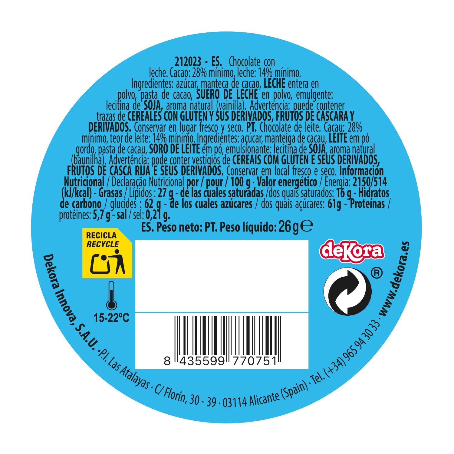 MONEDAS CHOCOLATE SONIC 26GR