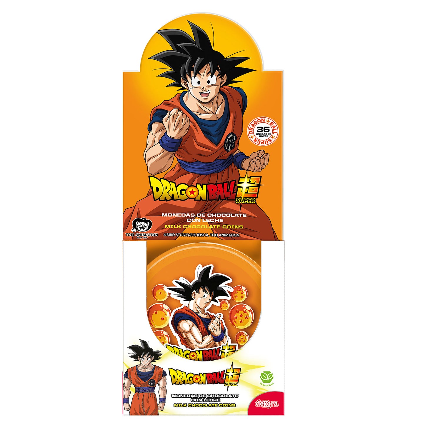 MONEDAS CHOCOLATE DRAGON BALL 26GR