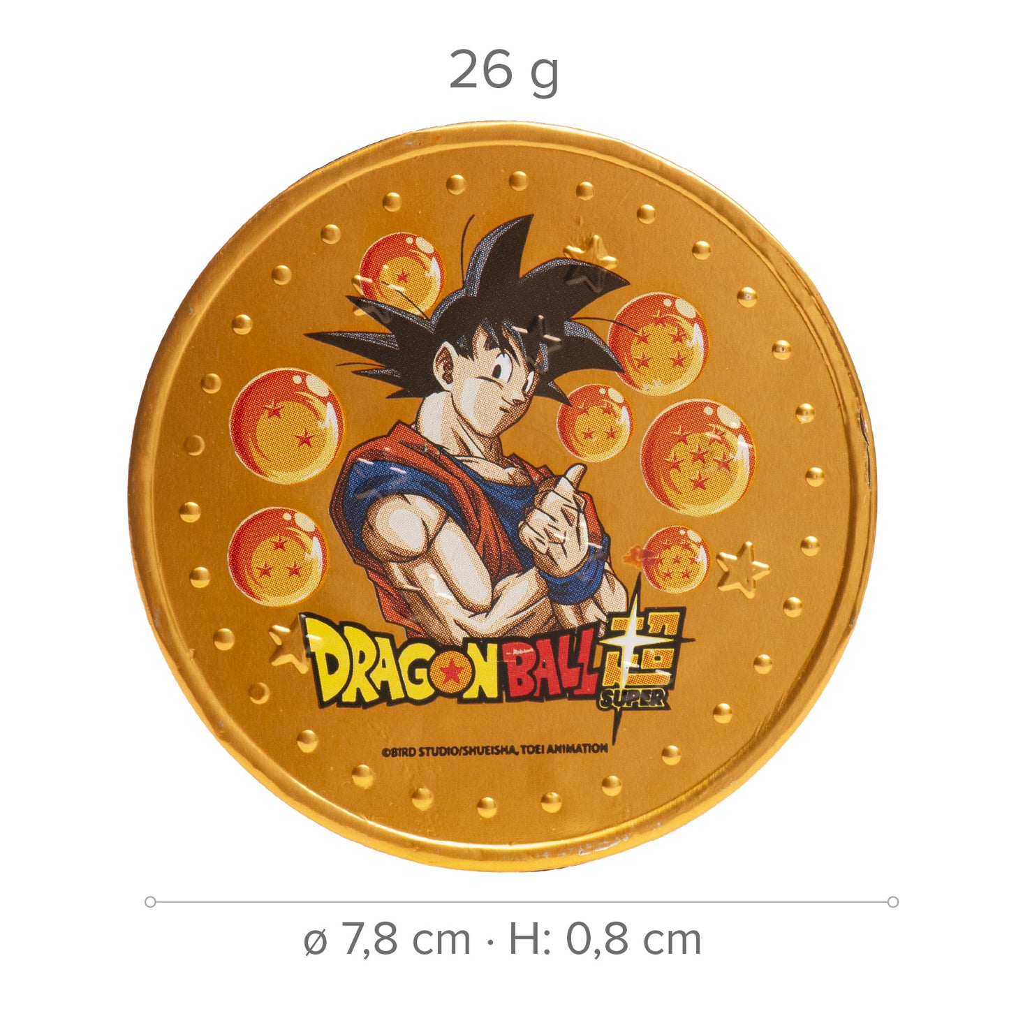 MONEDAS CHOCOLATE DRAGON BALL 26GR