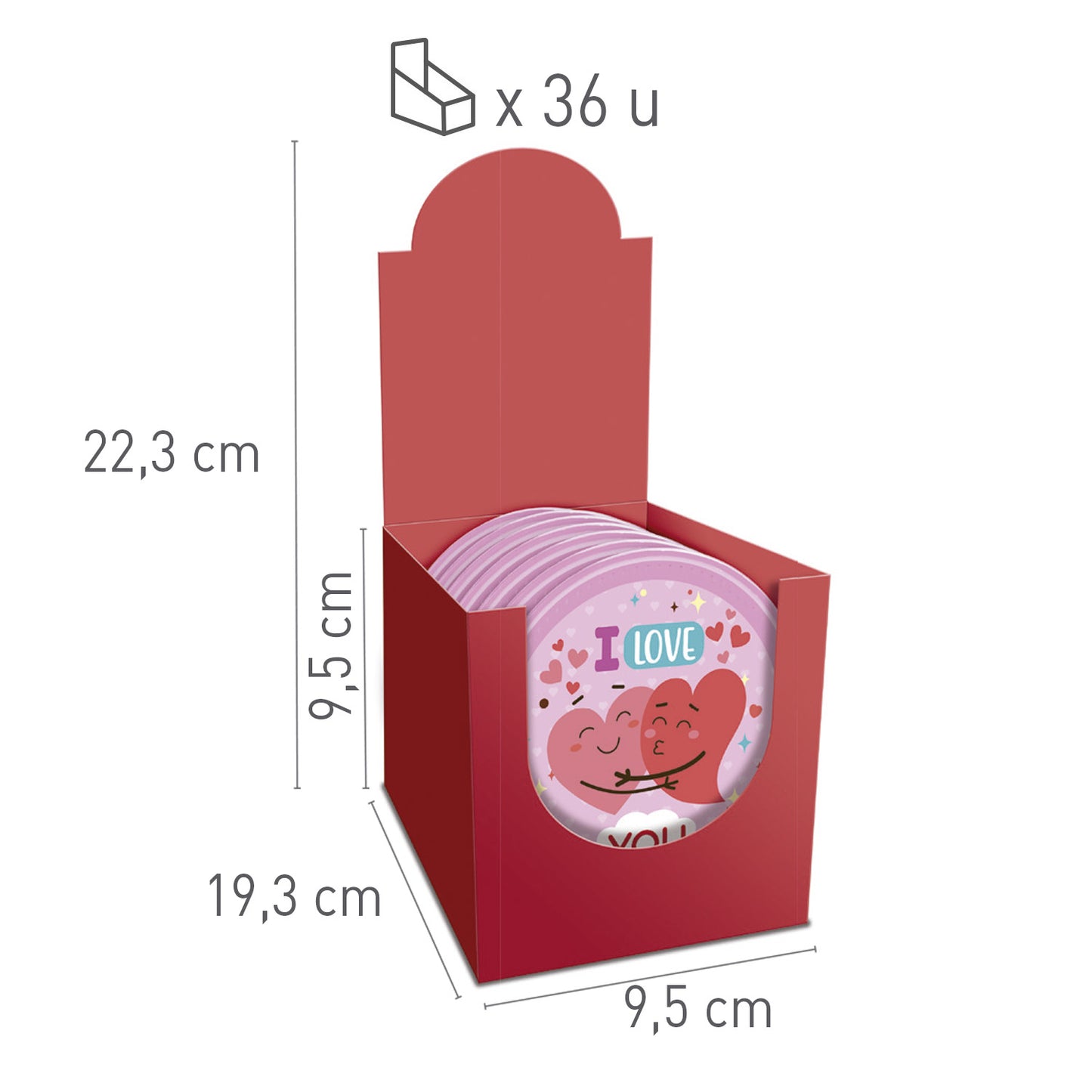 SAN VALENTINE CHOCOLATE COINS 26GR