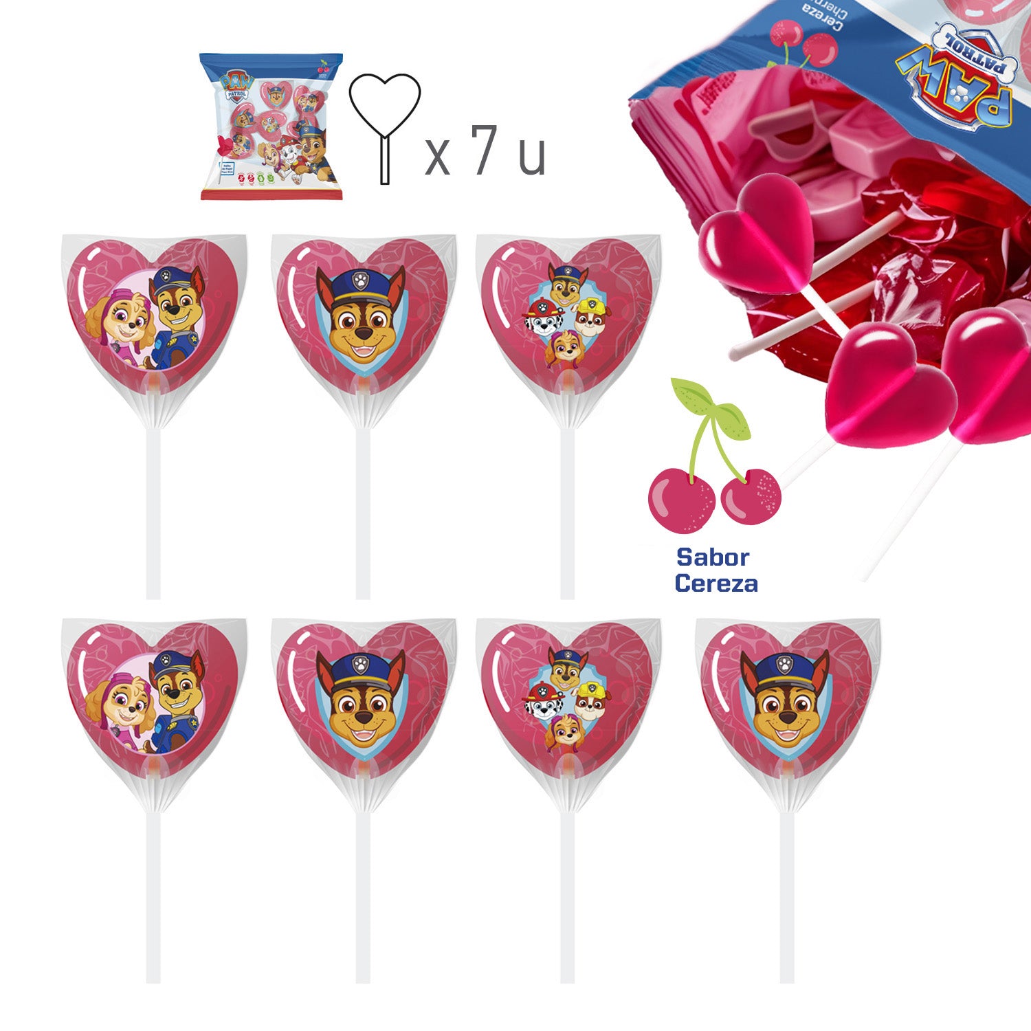 LECCA LECCA A FORMA DI CUORE PAW PATROL 13,9GR