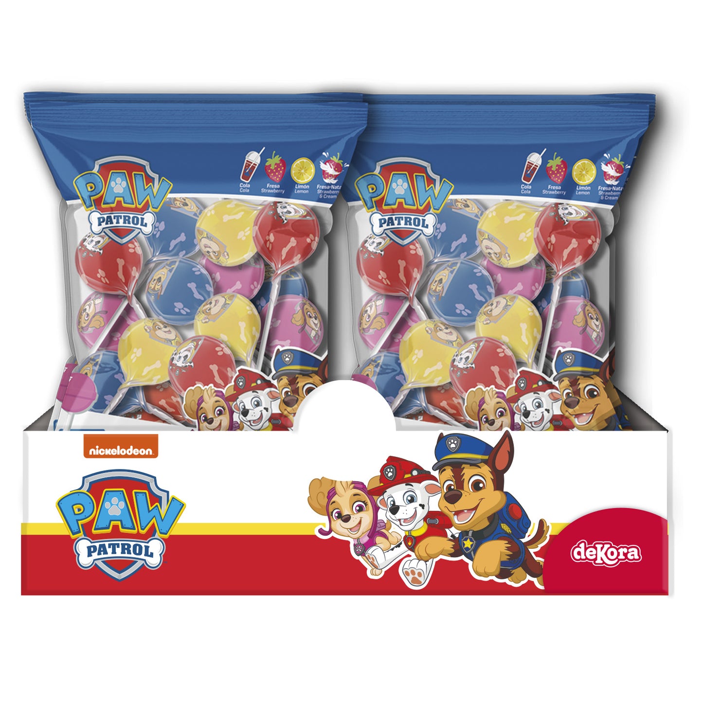 SUCETTES  PAW PATROL 12GR