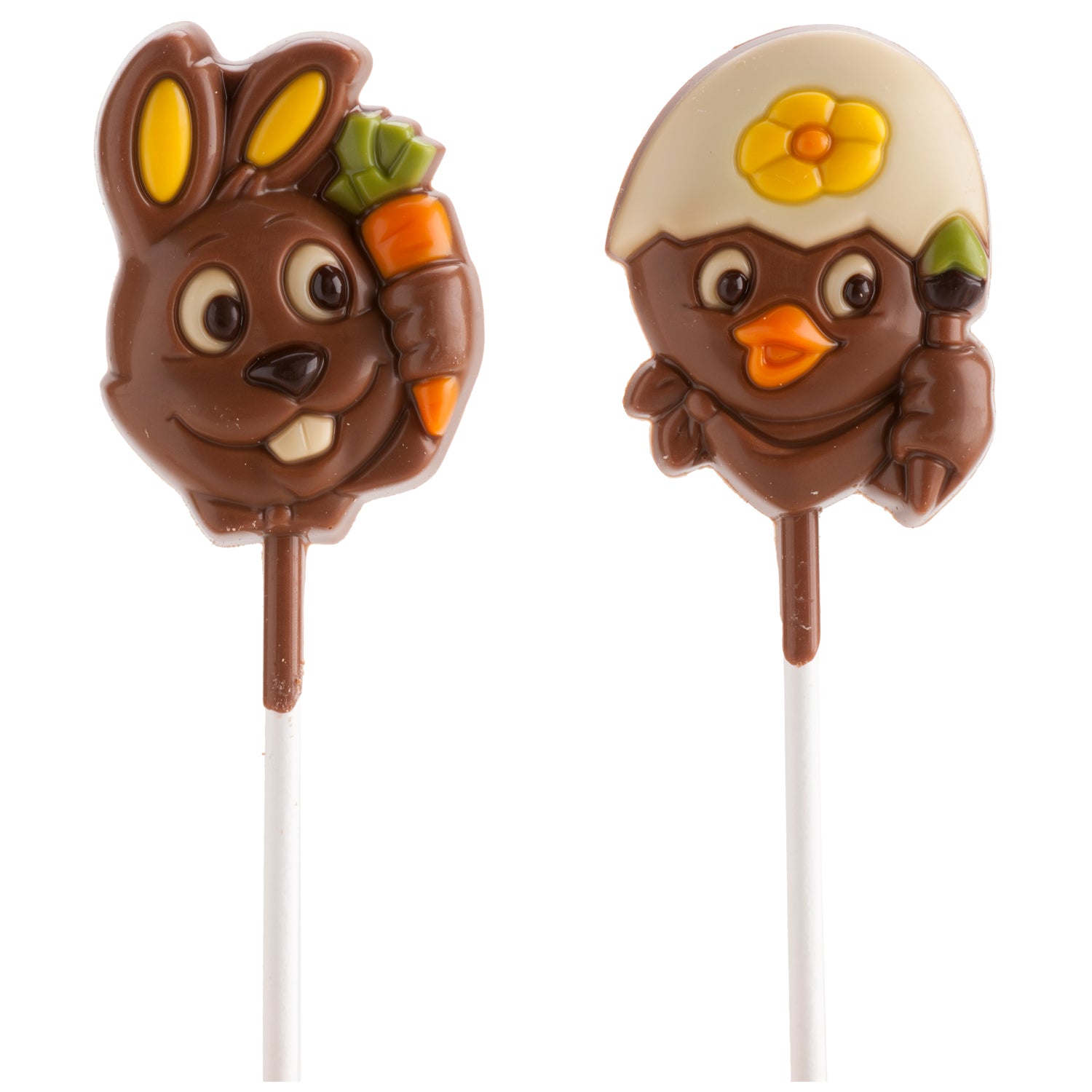 SUCETTES ANIMAUX DE PÂQUES CHOCOLAT  20GR