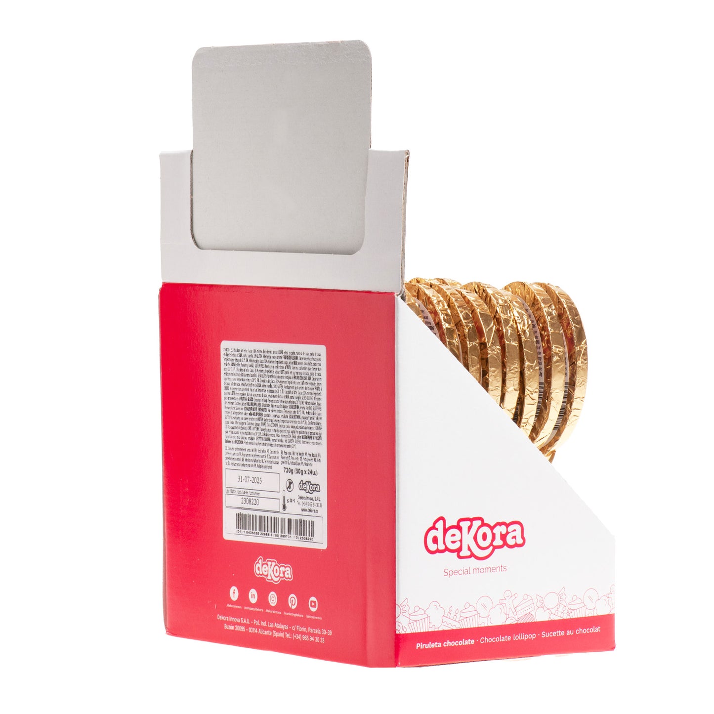 PIRULETAS CHOCOLATE UNICORNIO 30 GR