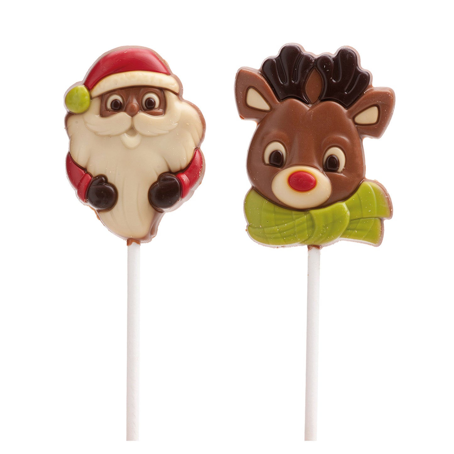 PIRULETAS CHOCOLATE NAVIDAD 20GR  2 MODELOS SURT.