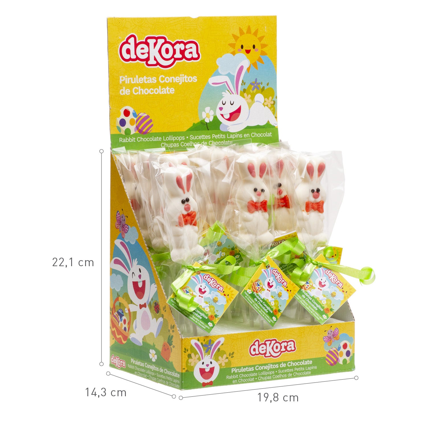 RABBIT CHOCOLATE LOLLIPOP 25GR