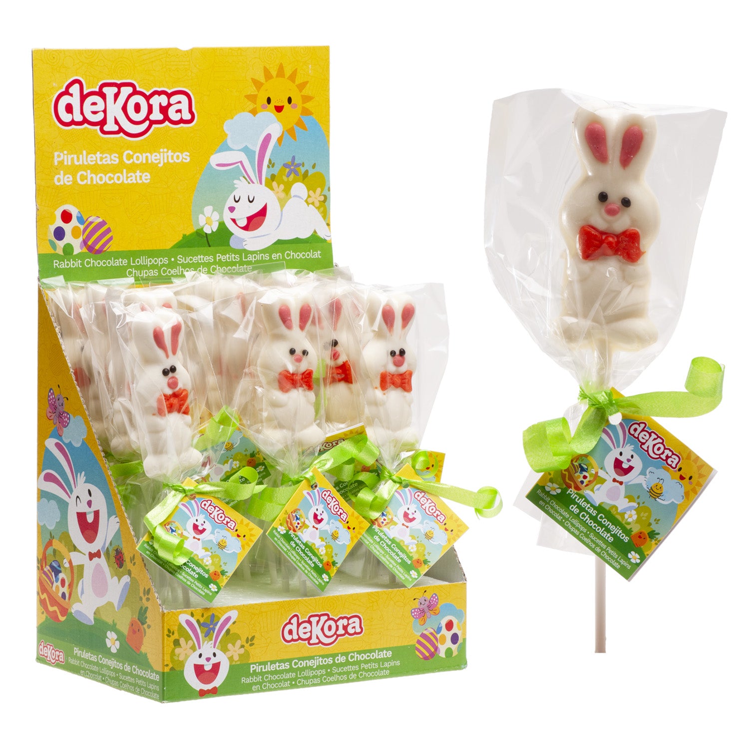 RABBIT CHOCOLATE LOLLIPOP 25GR