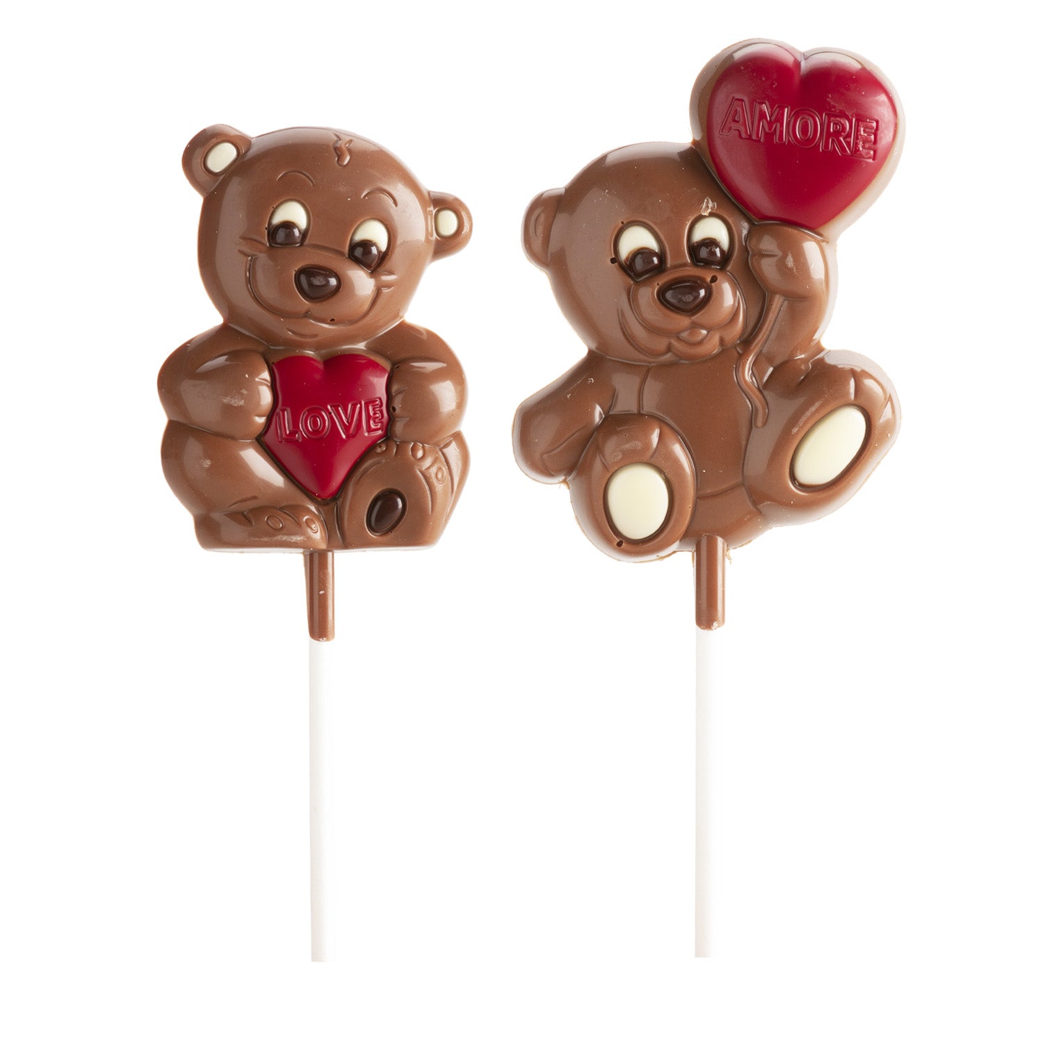 CHOCOLATE LOLLIPOPS SAN VALENTINE'S BEAR 30GR