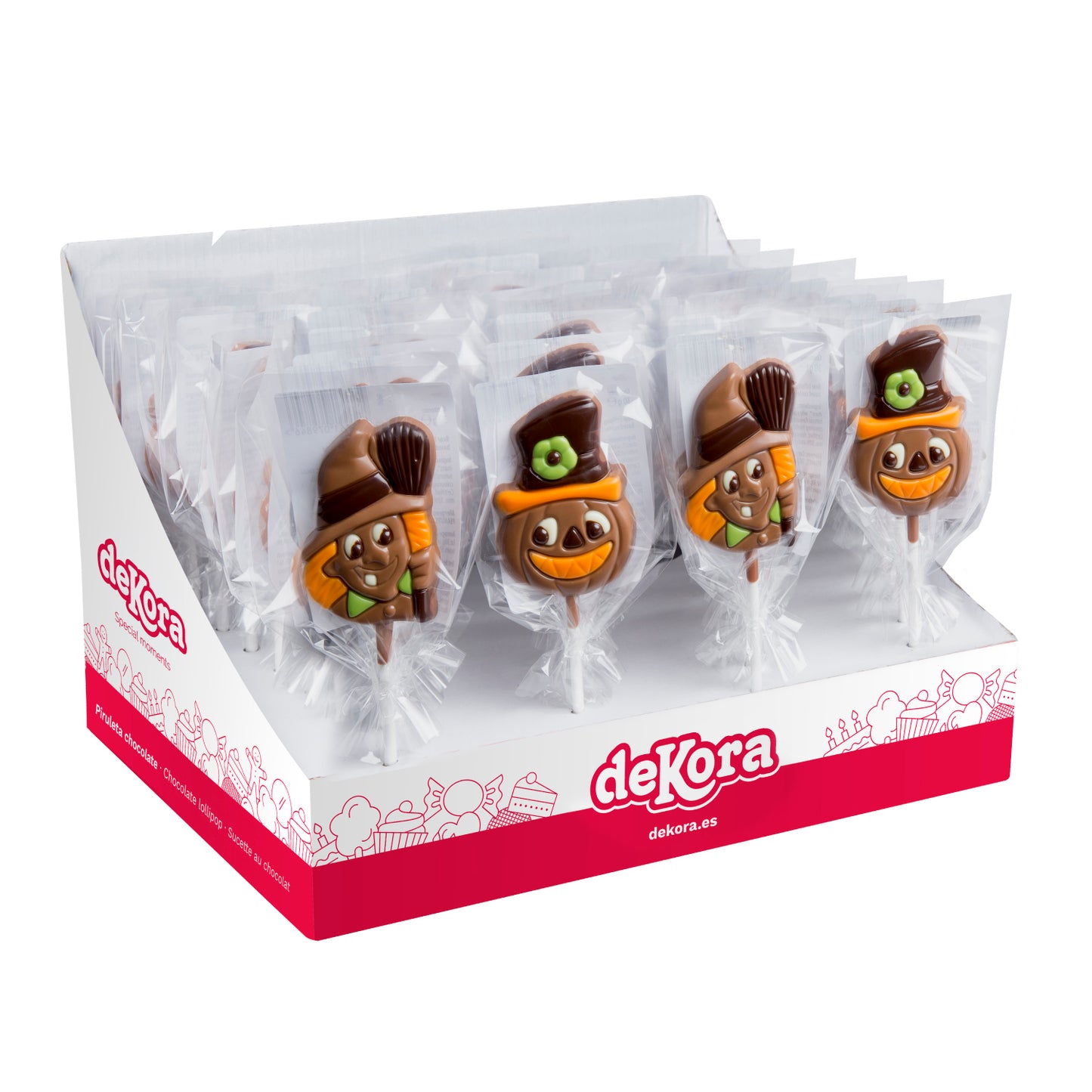 PIRULITOS CHOCOLATE HALLOWEEN 20GR