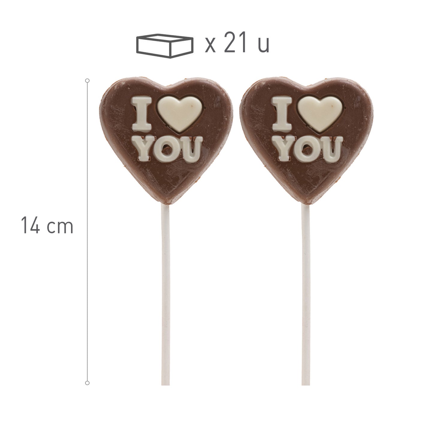 I LOVE YOU LOLLIPOPS 25GR