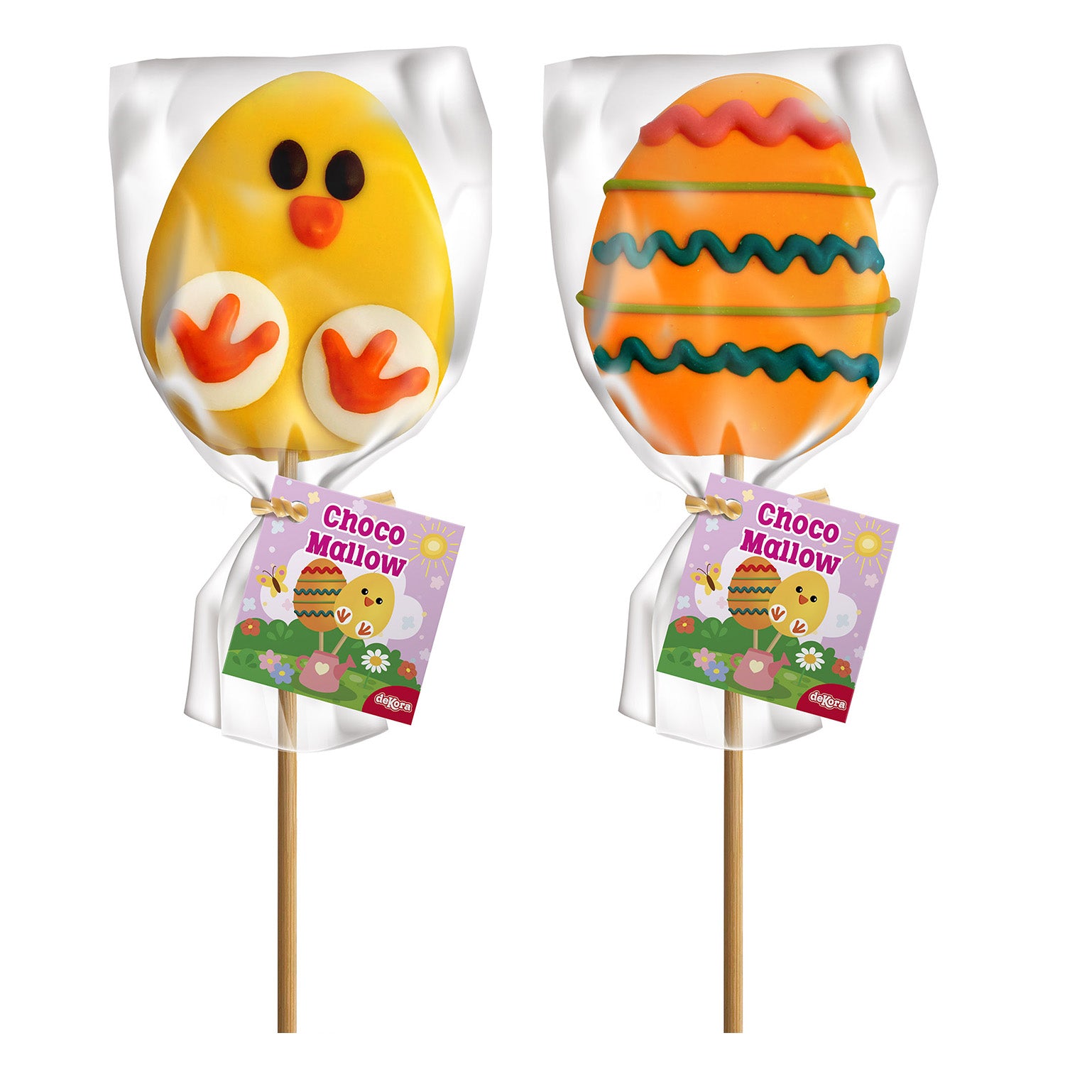 CHOCO-MALLOW LOLLIPOP SURT. EASTER 30GR
