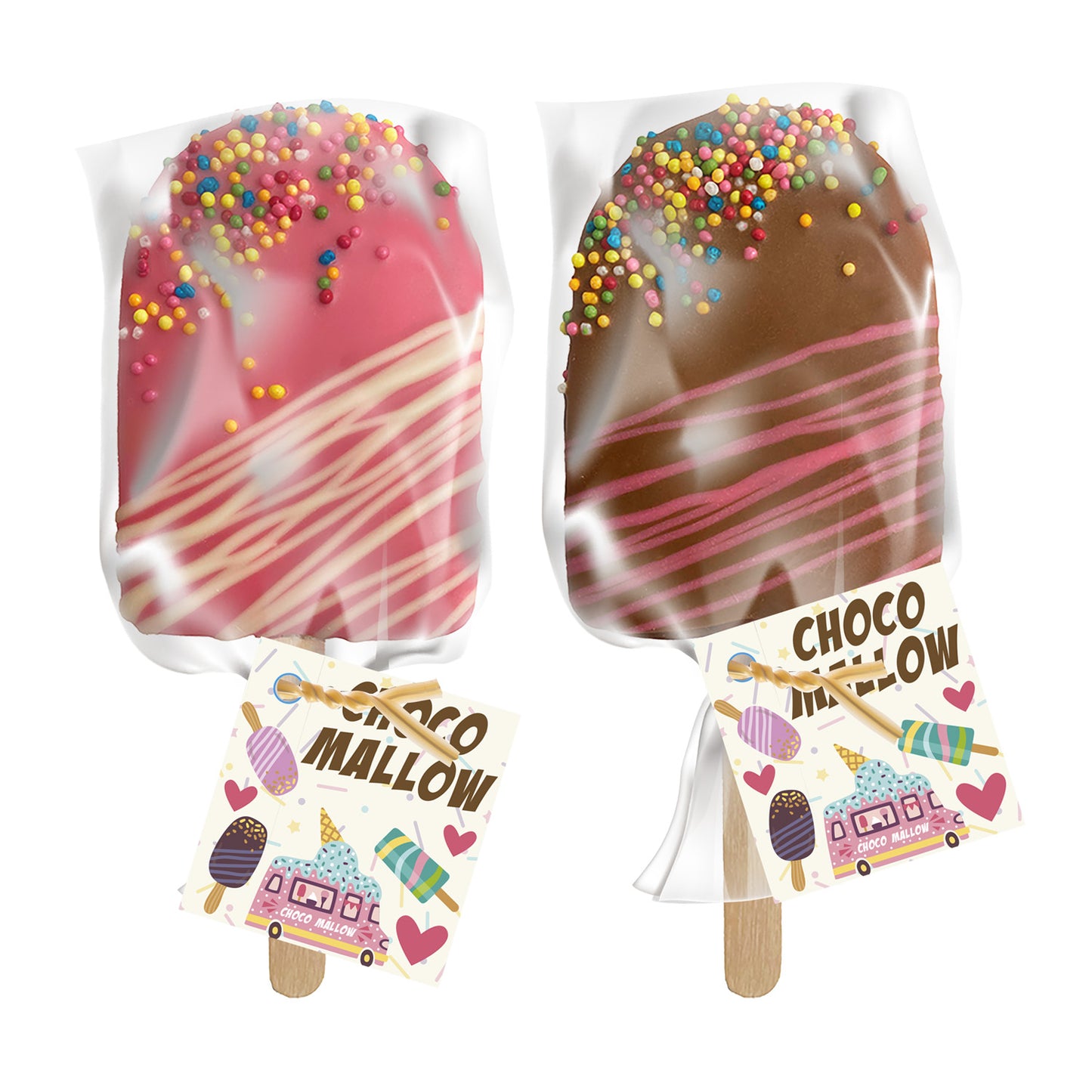 PIRULETA MALLOW CHOC SURT. HELADOS 30GR