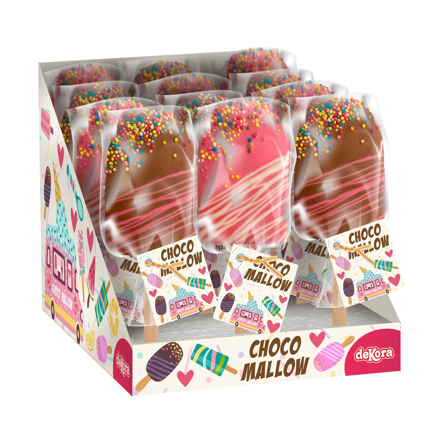 PIRULETA CHOCO MALLOW SURT. HELADOS 30GR