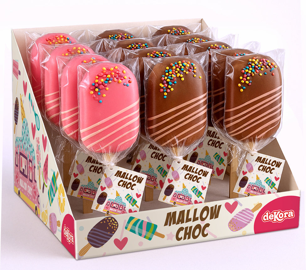 PIRULETA MALLOW CHOC SURT. HELADOS 30GR