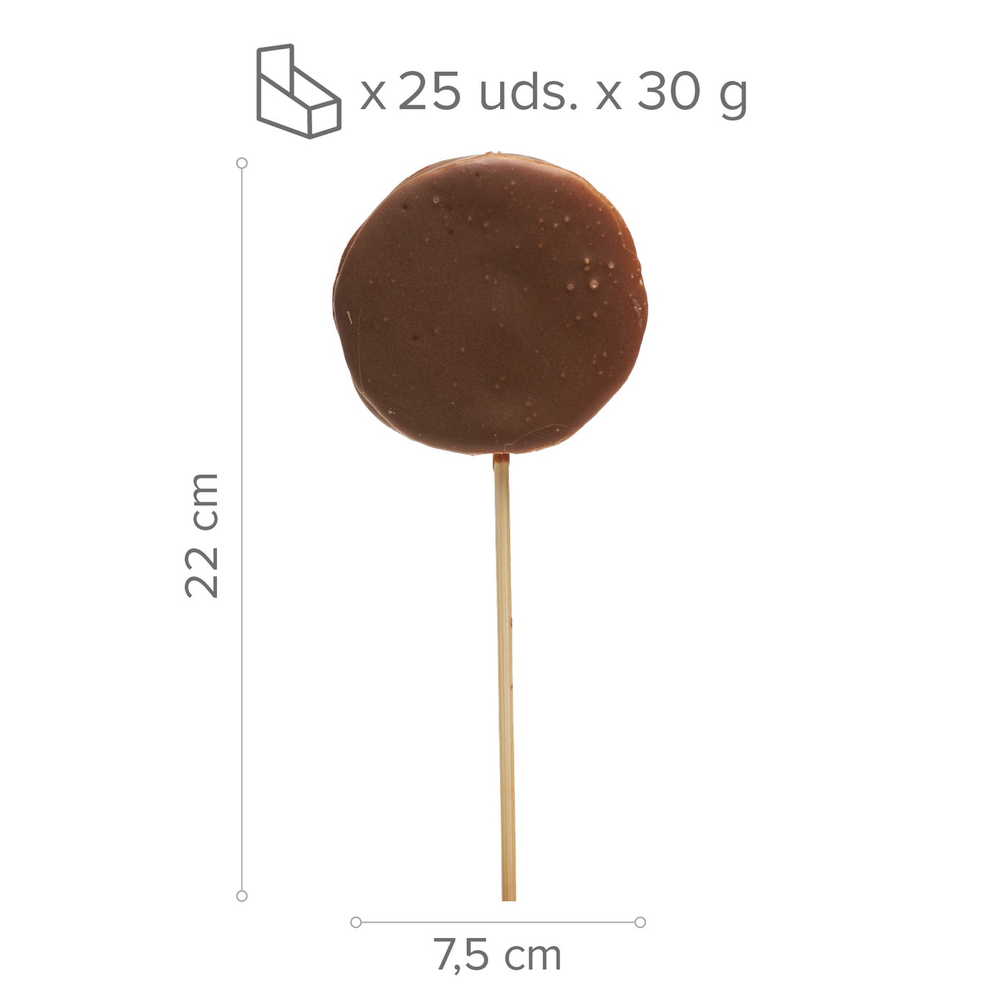 PIRULETAS MALLOW CHOC REYES MAGOS 30GR