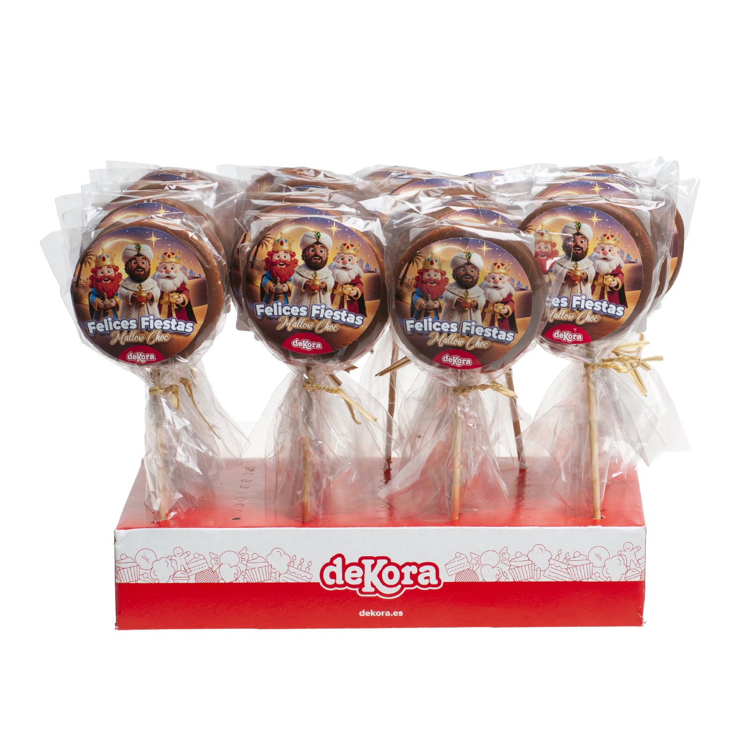 PIRULETAS MALLOW CHOC REYES MAGOS 30GR