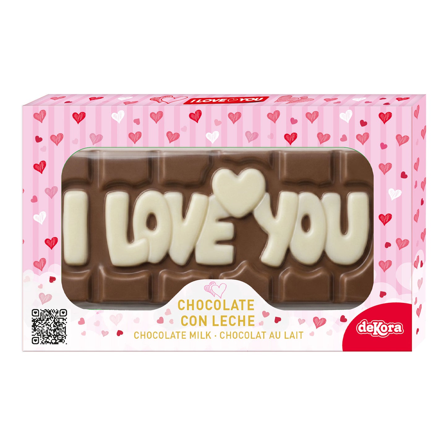 MINI TAVOLETTA DI CIOCCOLATO  I LOVE YOU 40GR