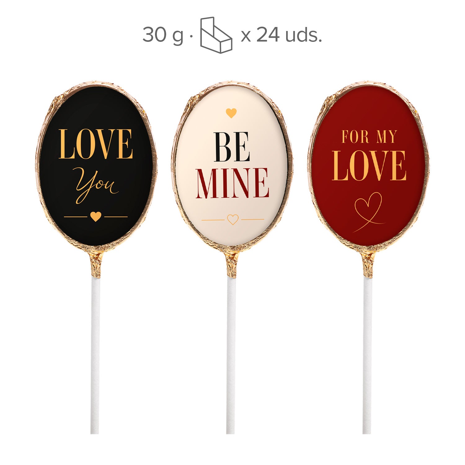 LECCA LECCA AL CIOCCOLATO MESSAGGIO DI SAN VALENTINO 30GR