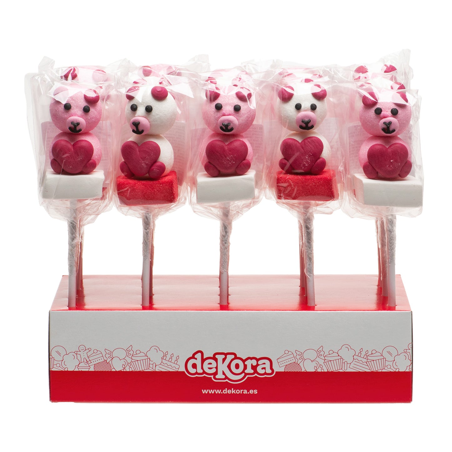 MALLOW BEAR HEART KEBAB 35GR