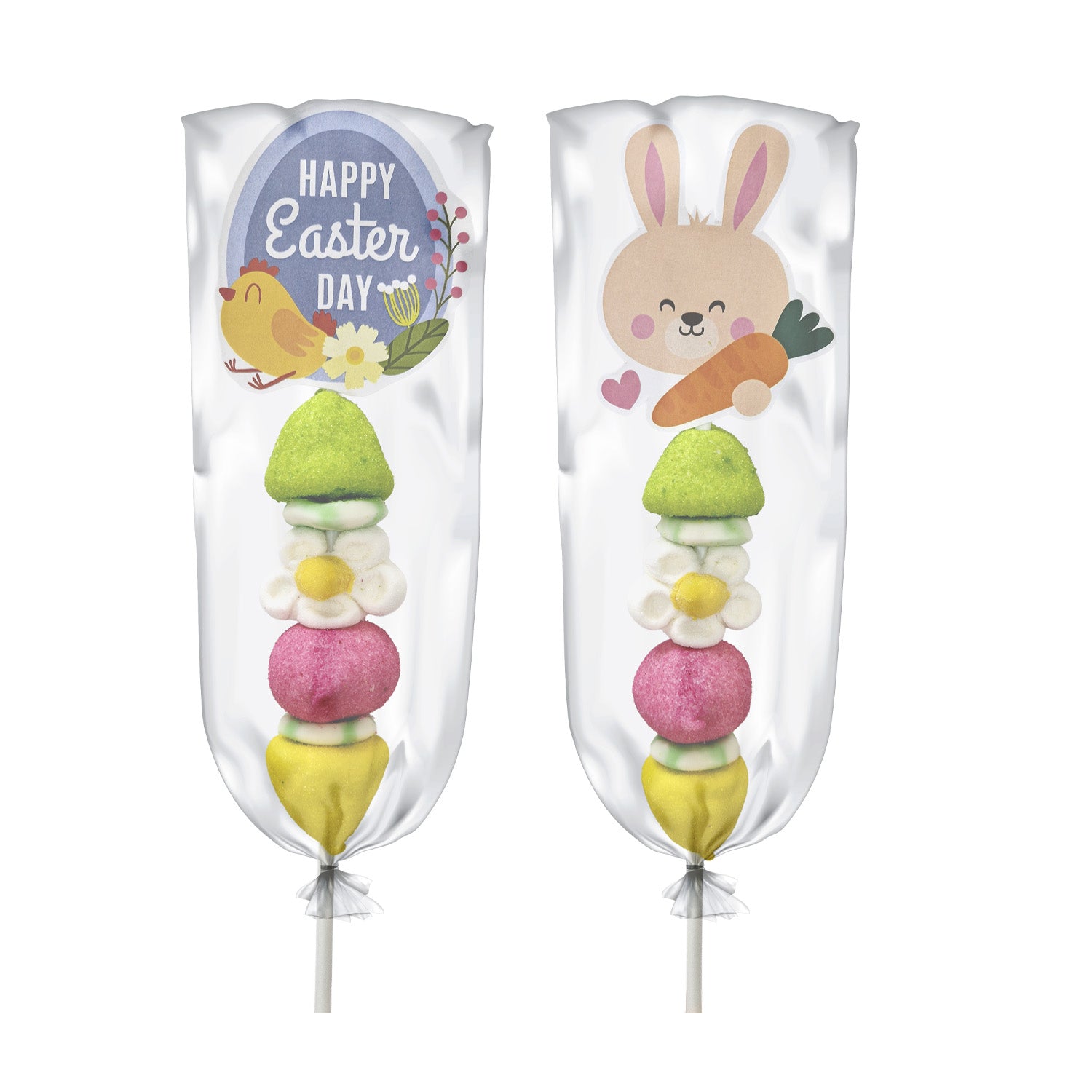MALLOW EASTER SURT.MALLOW BROCHETTE 40GR
