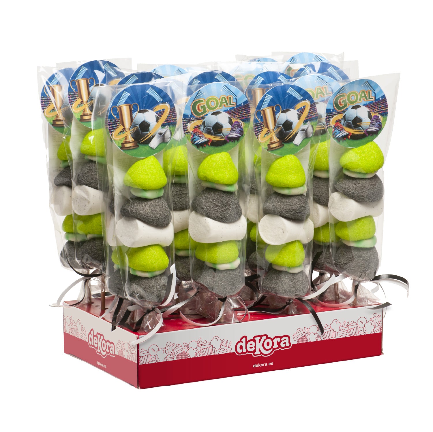 BROCHETTE ASSORTIMENT FOOTBALL MALLOW 53GR
