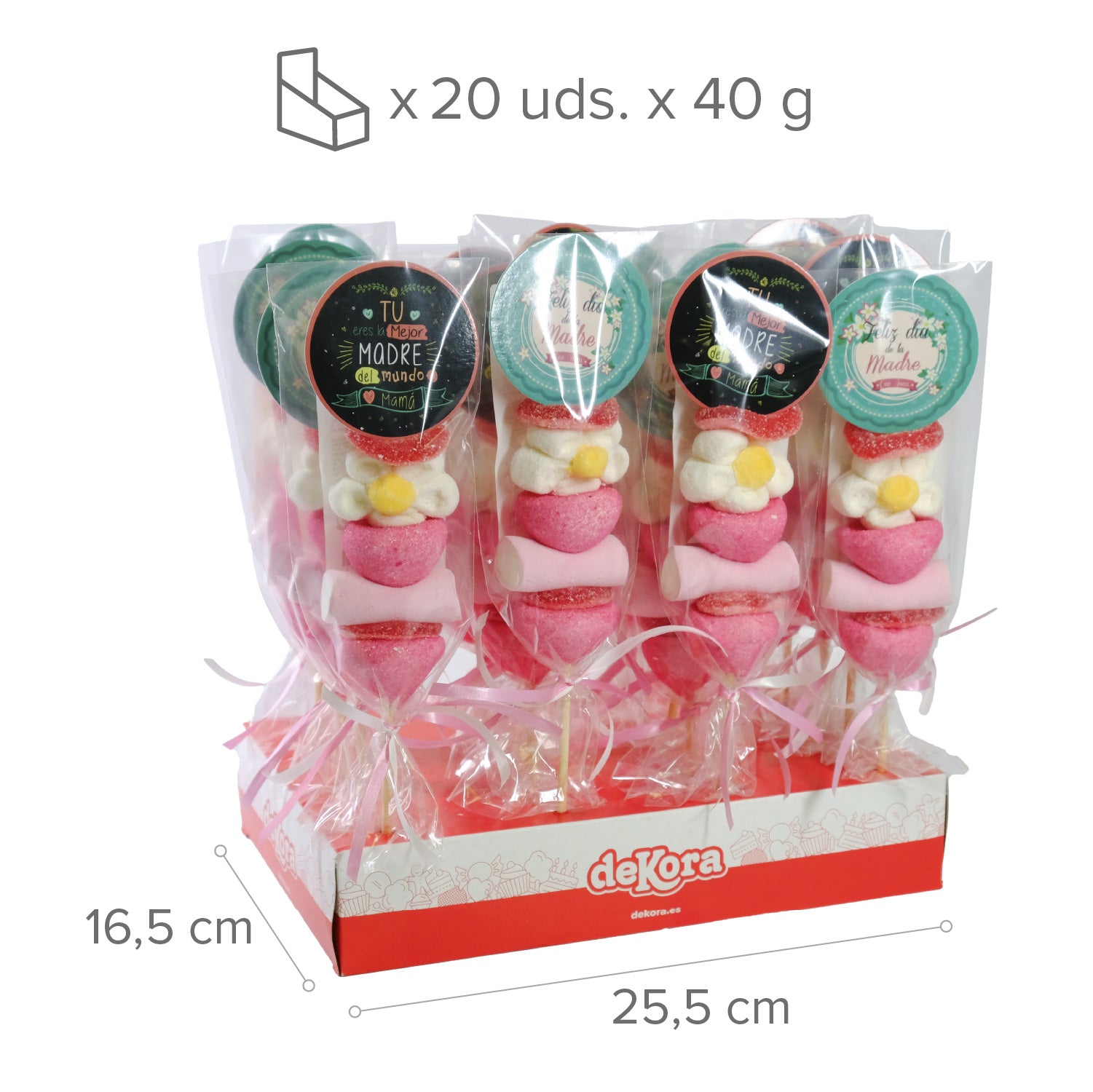 ESPETO SURT. MAE MALLOW 40GR
