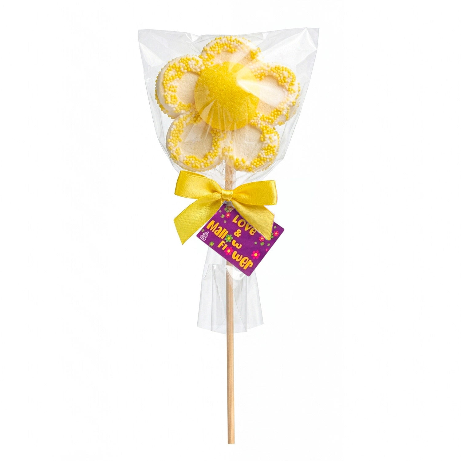 PIRULETA MALLOW FLORES COLORES 35GR