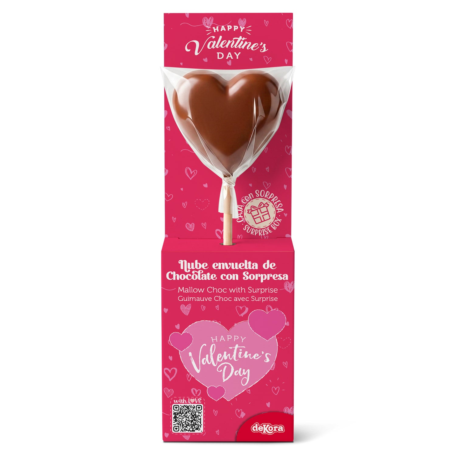 BLISTER CORAÇÃO MALLOW CHOC COM GELATINA 35 GR
