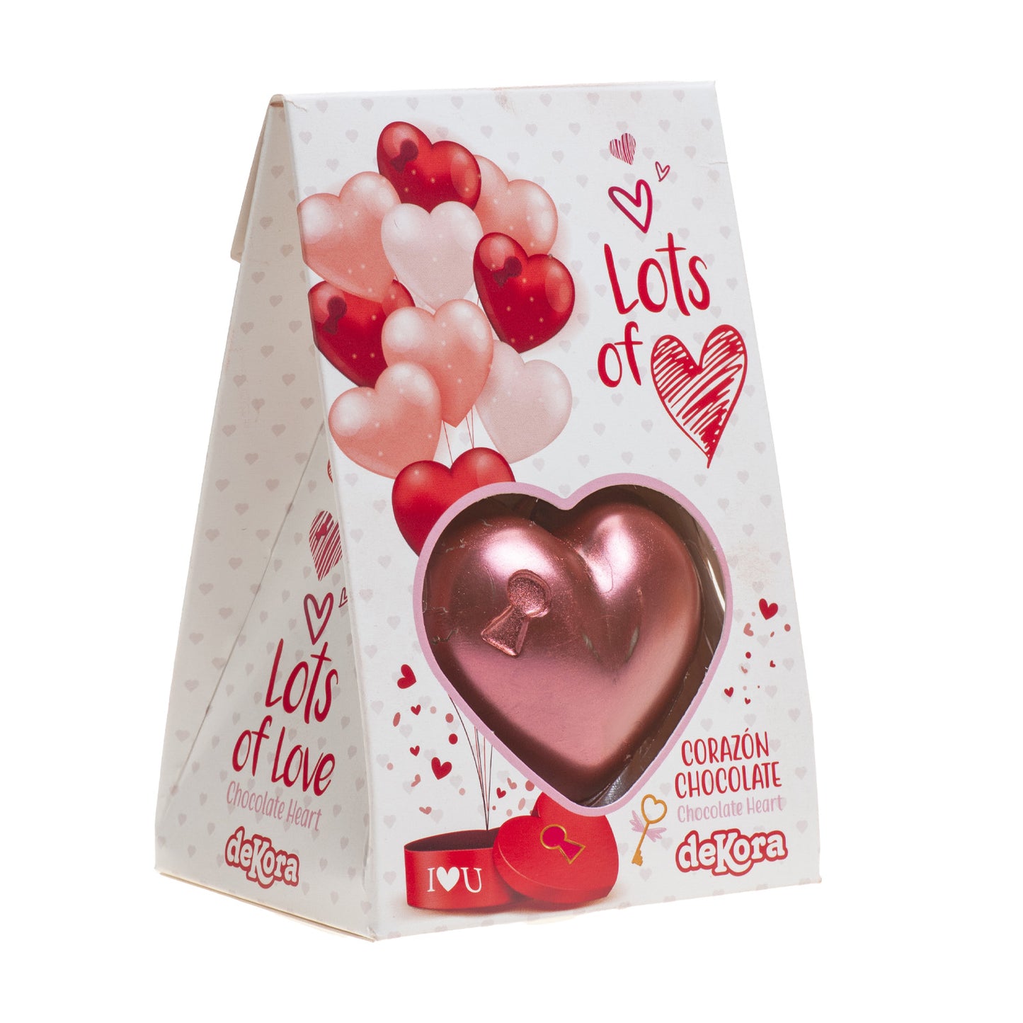 SPRAYED CHOCOLATE HEART 42GR